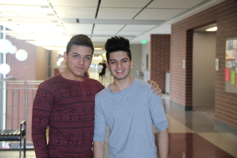 Jose Alcala and Mariano Hernandez in upper D hall